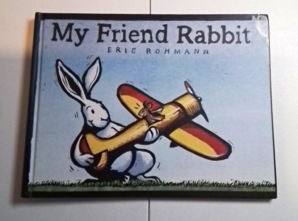 Eric Rohmann My Friend Rabbit Picture Book Hardcover 2002 Illustrated